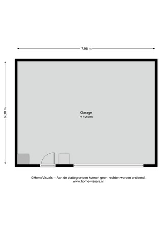 Floorplan - Kerklaan 5, 9521 CB Nieuw-Buinen